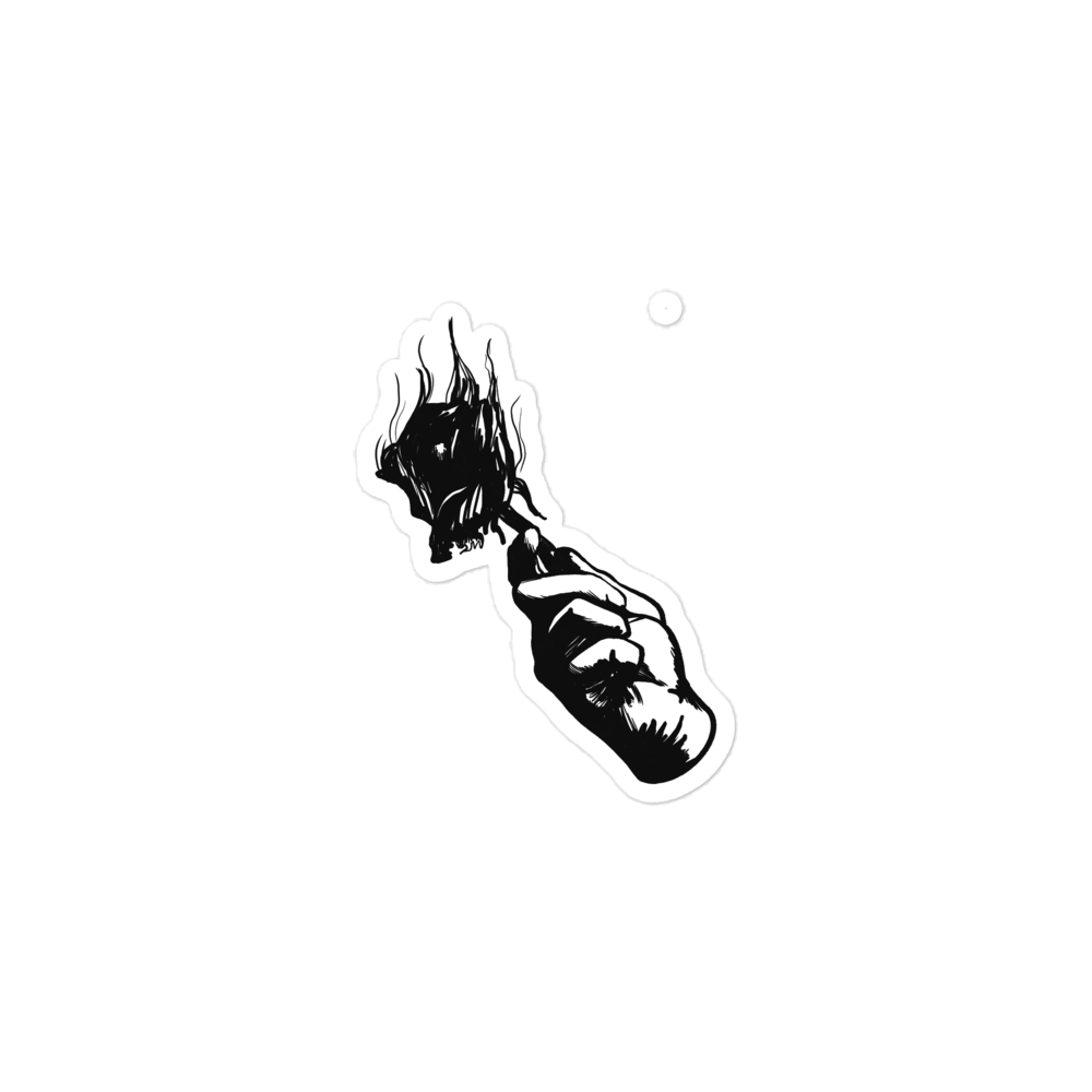 Losing Interest Sticker (Black)