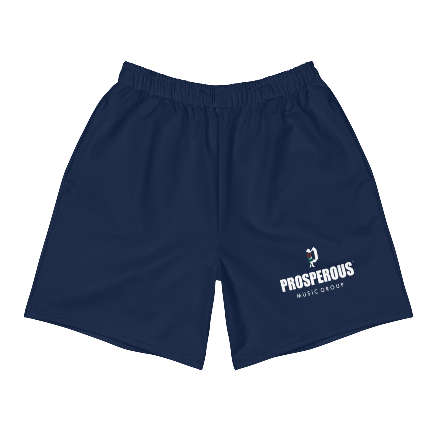 Prosperous Music Group Men's Athletic Shorts (Navy)