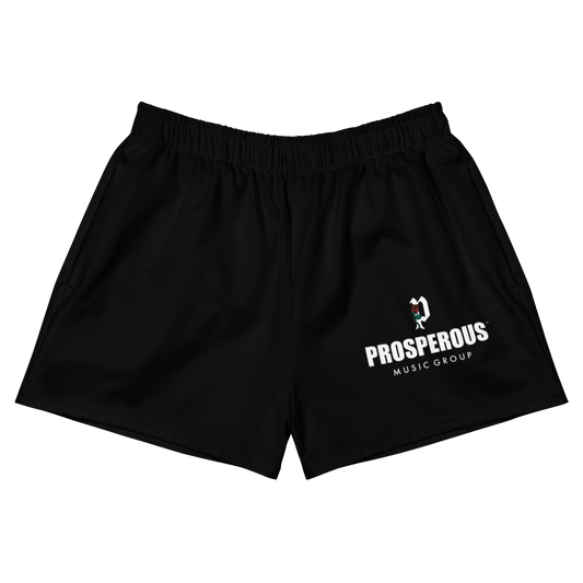 Prosperous Music Group Women's Athletic Shorts (Black)