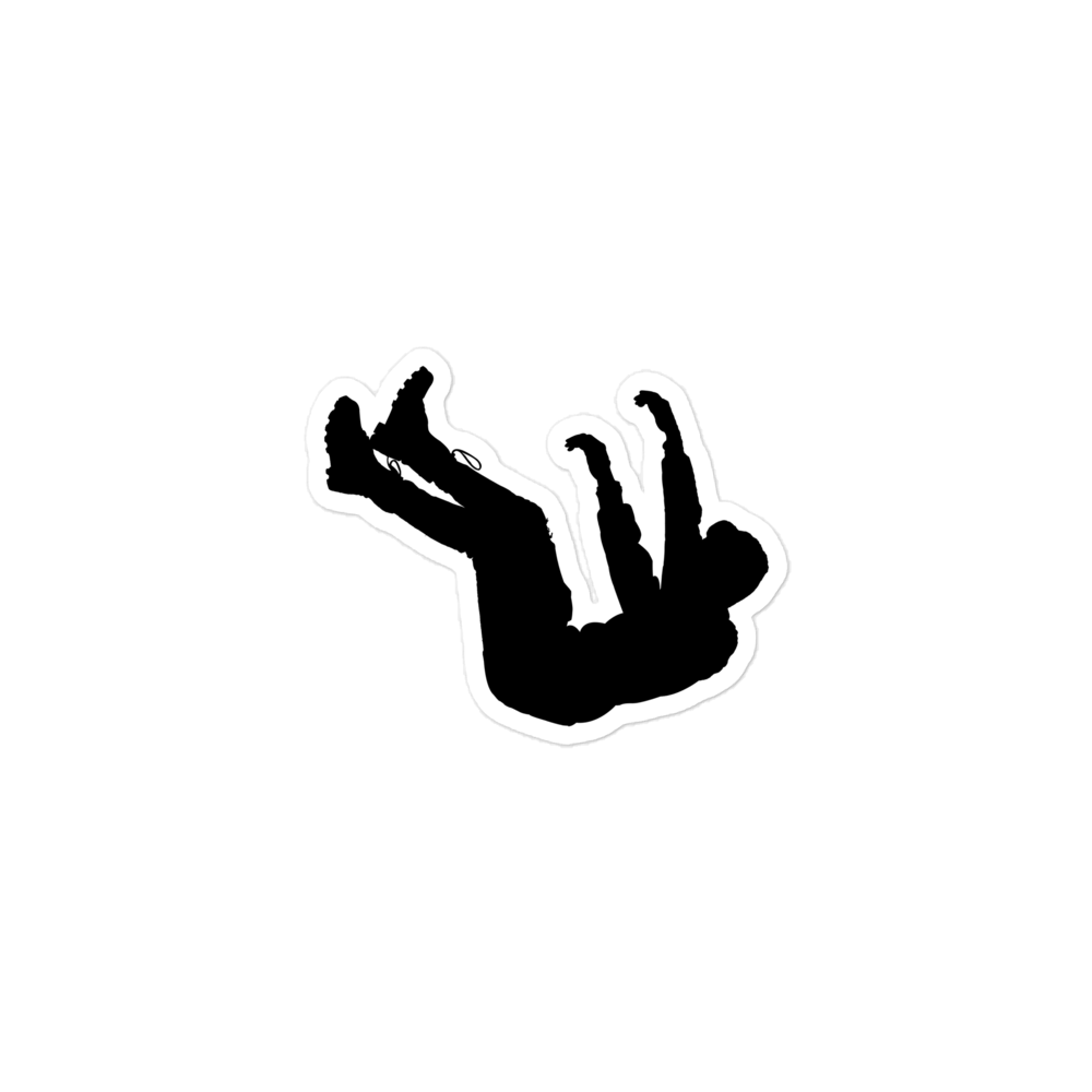 Distractions Logo Sticker (Black)