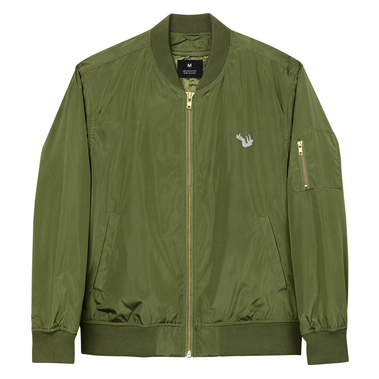 Stract Distractions Bomber Jacket (Military Green)